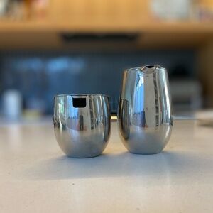 Vintage Bodum  Stainless Sugar & Cream Set Designed by C. Jorgensen